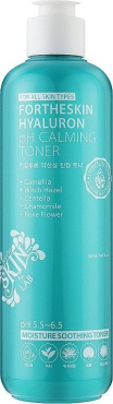 Тонер для лица Fortheskin Hyaluron Ph Calming Toner с гиалуроновой кислотой и центеллой 280 мл