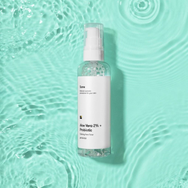 Тонік для обличчя Sane Aloe Vera 2% + Probiotic Calming Face Toner заспокійливий 100 мл фото 1