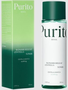 Успокаивающий тоник Purito Centella Green Level Calming с экстрактом центеллы и гамамелиса 200 мл