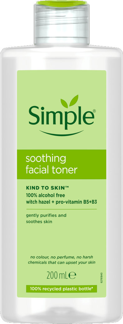Тонік для обличчя заспокійливий Simple Kind to Skin, 200 мл 1