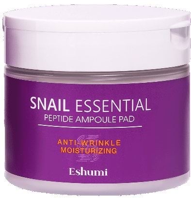 Тонер-педі для обличчя Eshumi з муцином равлика Peptide Ampoule, 280г/70шт 1