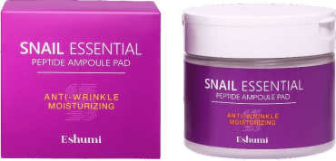 Тонер-пэди для лица Eshumi Peptide Ampoule с муцином улитки 280 г х 70 шт. фото 1