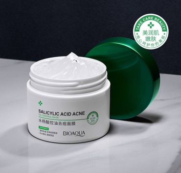 Маска для лица BIOAQUA ночная с салициловой кислотой, 120 мл.