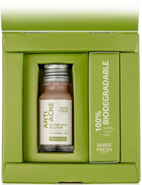 Точечное средство-концентрат Marie Fresh Cosmetics Anti Acne On-The-Spot Solution от прыщей угрей и воспалений локального действия 10 мл фото 2