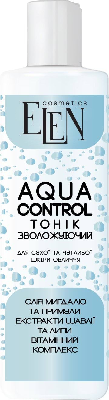 Тонік для обличчя Elen Cosmetics Aqua Control для сухої і чутливої ​​шкіри 200 мл 3