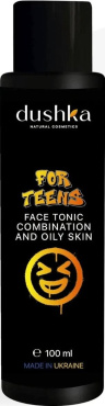 Тоник Dushka For Teens для комбинированной и жирной кожи 100 мл