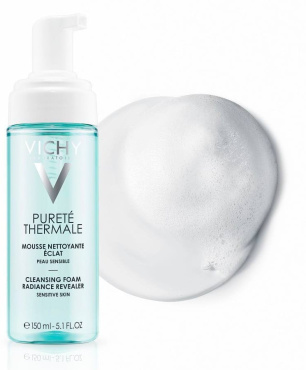 Пінка для вмивання VICHY Purete Thermale Cleansing Foam для чутливої шкіри 150 мл фото 4