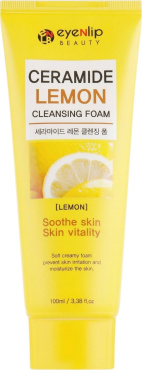 Пенка для умывания Eyenlip Ceramide Lemon с керамидами и экстрактом лимона 100 мл фото 1