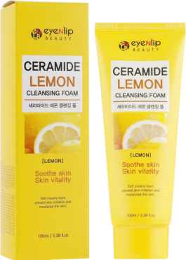 Пенка для умывания Eyenlip Ceramide Lemon с керамидами и экстрактом лимона 100 мл