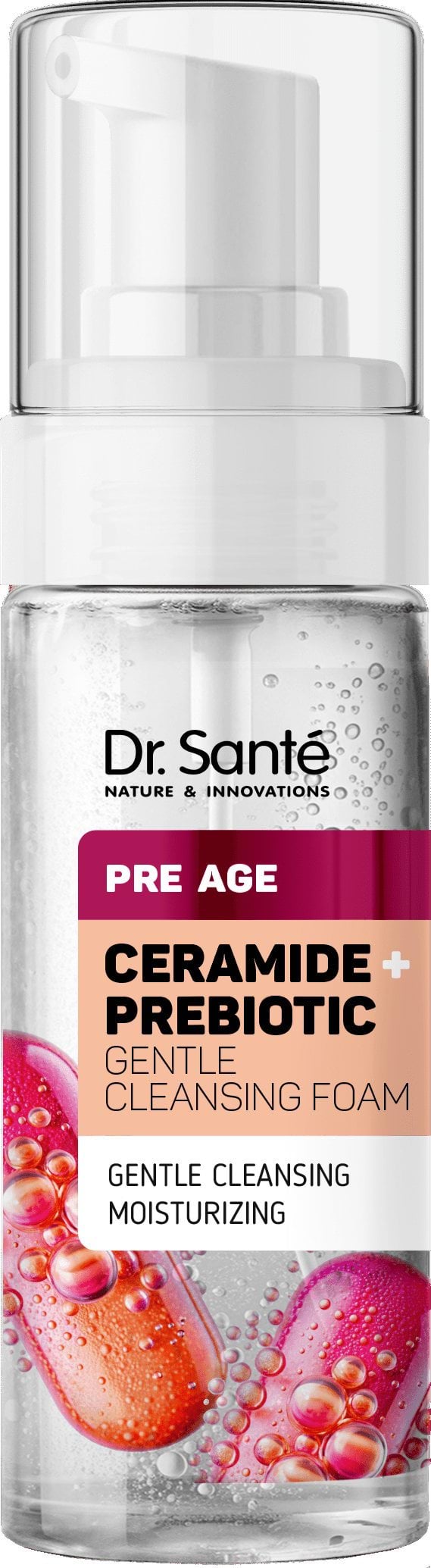 Пінка для вмивання обличчя Dr.Sante Pre Age ніжна очищуюча керамід + пребіотик 150 мл 8