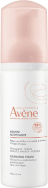 Мус для вмивання AVENE Eau Thermale Cleansing Foam очищувальний для нормальної та комбінованої шкіри 150 мл