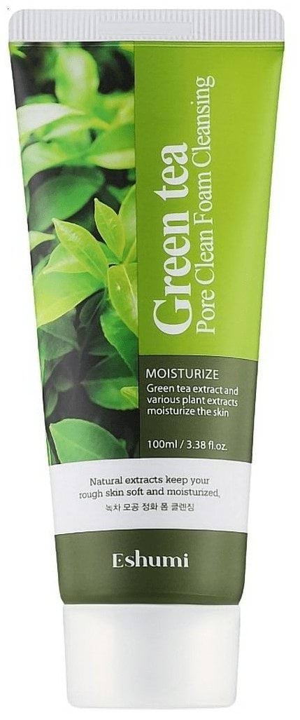 Пінка для вмивання Eshumi зелений чай, 100мл 1