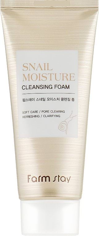 Пінка для вмивання FarmStay Snail Moisture Cleansing Foam з муцином равлики 100 мл 1