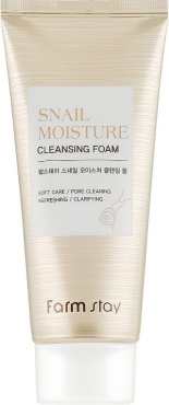 Пенка для умывания FarmStay Snail Moisture Cleansing Foam с муцином улитки 100 мл