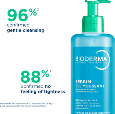 Гель для умывания BIODERMA Sebium для подростковой проблемной кожи 100 мл фото 3
