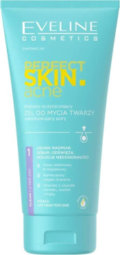 Гель для умывания Eveline Perfect Skin Acne глубоко очищающий поры 150 мл