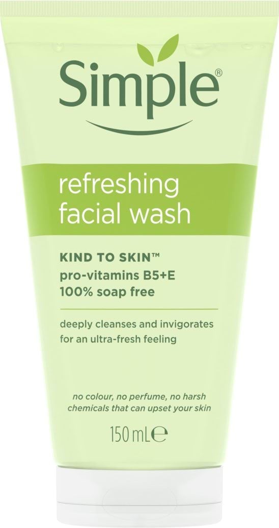 Гель для вмивання SIMPLE kind to skin освіжаючий, 150 мл 1