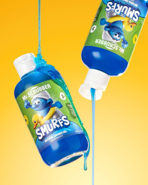 Натуральный детский гель для душа Mr.Scrubber The Smurfs Smurfberry 250 мл фото 1