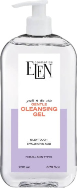 Делікатний гель для вмивання ELEN cosmetics для всіх типів шкіри 200 мл