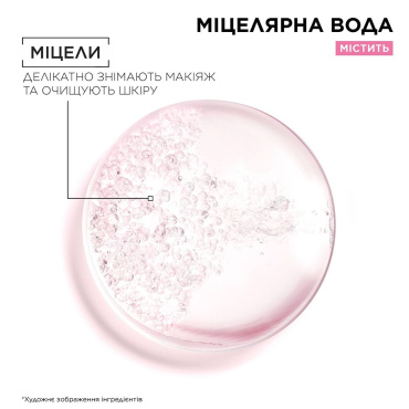 Міцелярна вода Garnier Skin Naturals для зняття макіяжу та всіх типів шкіри 400 мл фото 2