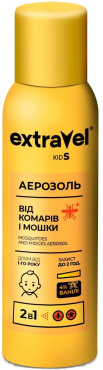 Детский аэрозоль от комаров и мошек Extravel Kids от 1 года 80 мл