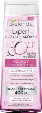 Мицеллярная вода Bielenda Clean Skin Expert успокаивающая 400 мл
