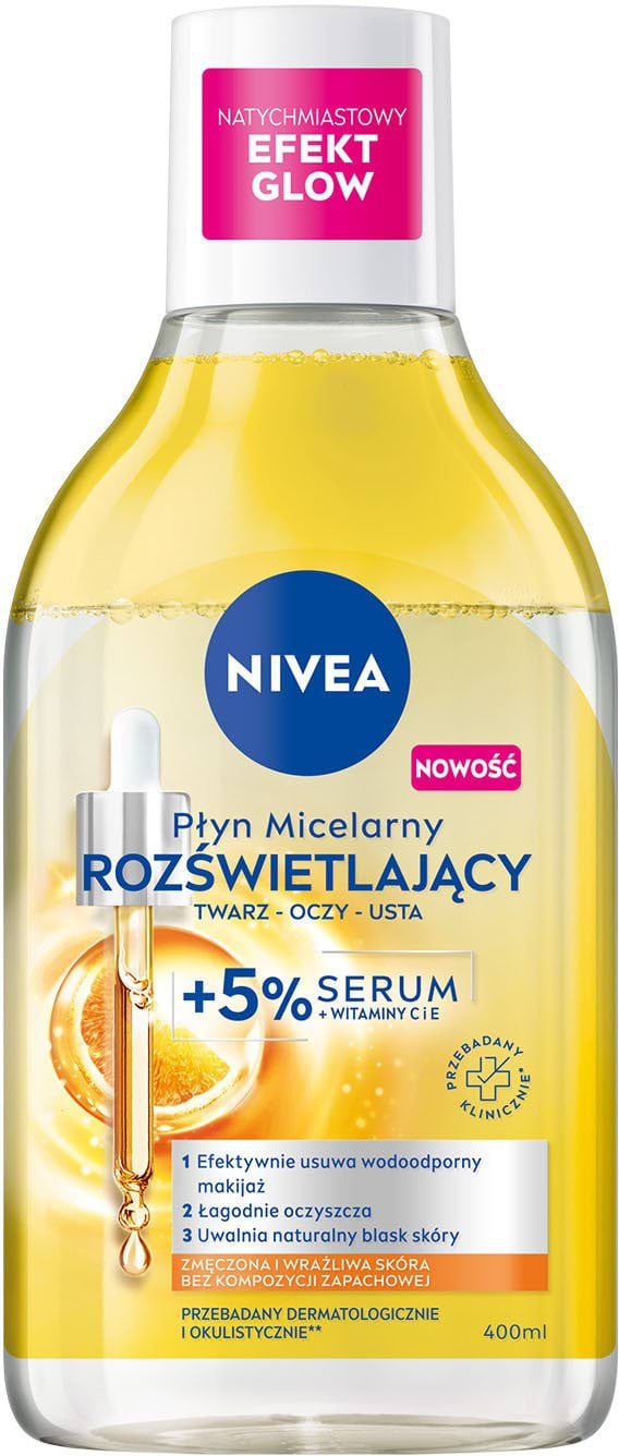 Міцелярна вода Nivea освітлююча 400 мл 8