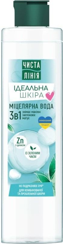 Міцелярна вода Чиста лінія Ідеальна шкіра 3 в 1, 390 мл 2