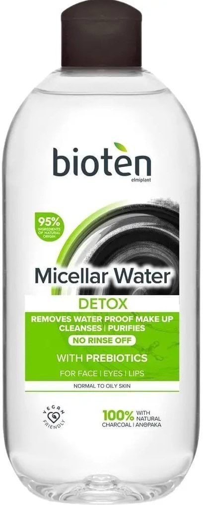 Мицеллярная вода Bioten Detox для нормальной и жирной кожи 400 мл фото 1