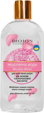 Мицеллярная вода BIOTON Cosmetics Nature Micellar Water для всех типов кожи 300 мл фото 1