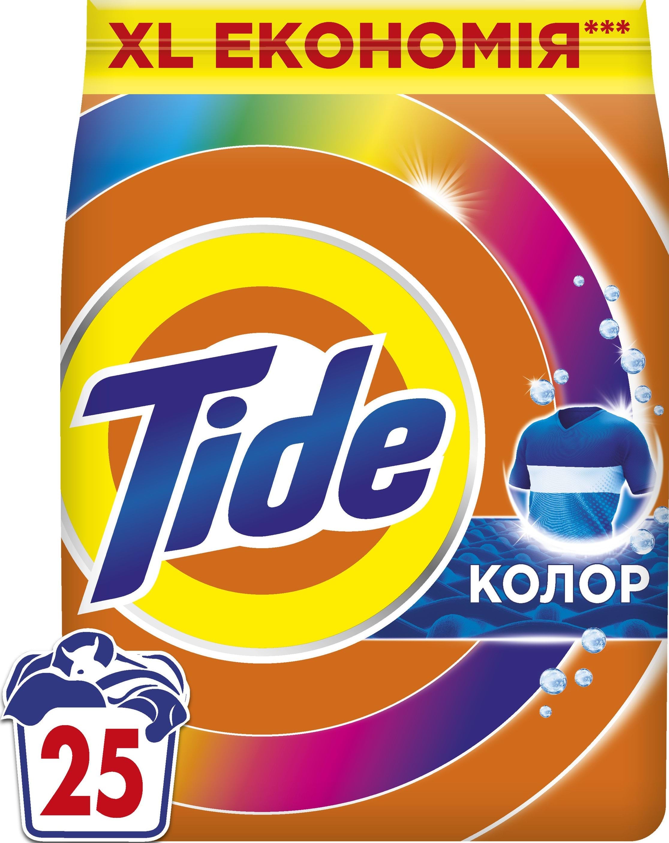 Пральний порошок Tide Аква-Пудра Color 25 циклів 3.4 кг