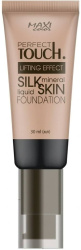 Тональний крем для обличчя MAXI Color Perfect Touch Silk Skin відтінок 02 Кремово-персиковий 30 мл 3
