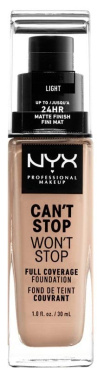 Тональна основа NYX Professional Makeup Can't Stop Won't Stop № 5, 30 мл