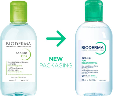 Міцелярна вода Bioderma Sebium H2O для проблемної шкіри обличчя 250 мл