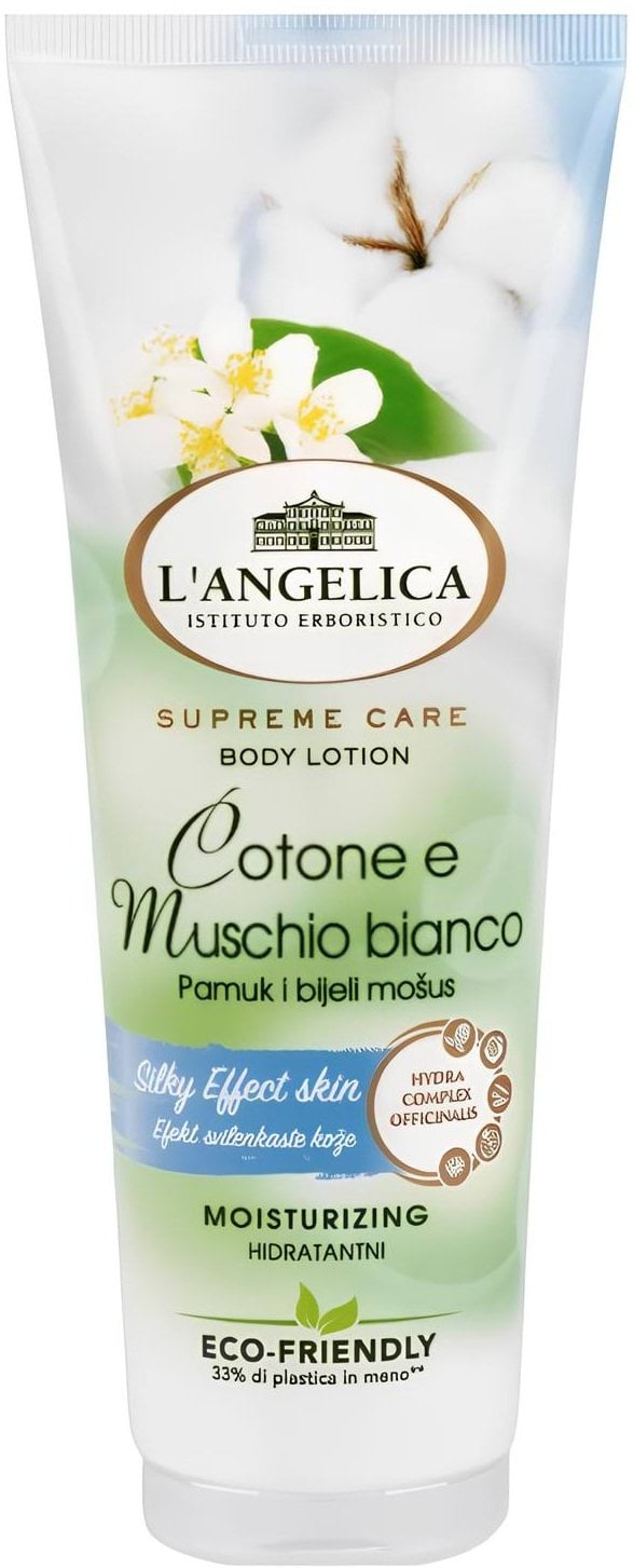 L'ANGELICA Лосьйон для тіла бавовна та білий мускус, 250 мл