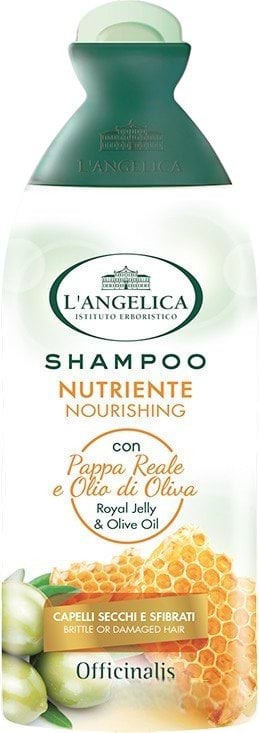 L'ANGELICA Officinalis Шампунь живильний, маточне молочко та оливкова олія, 250 мл