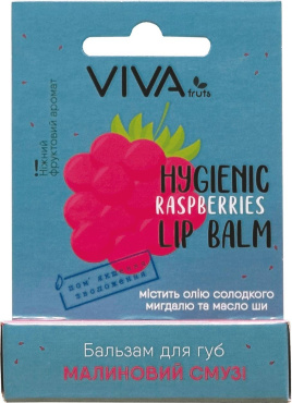 Бальзам для губ VIVAfruts малиновый смузи 5 г