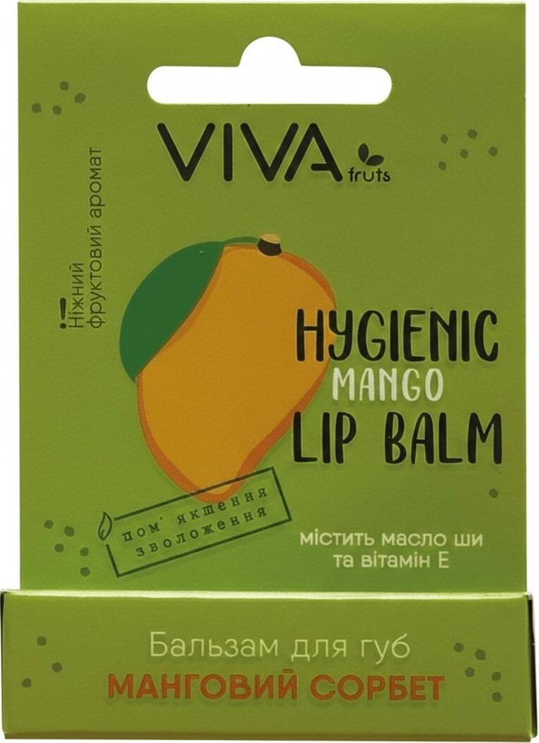 Бальзам для губ VIVAfruts манговий сорбет 5 г