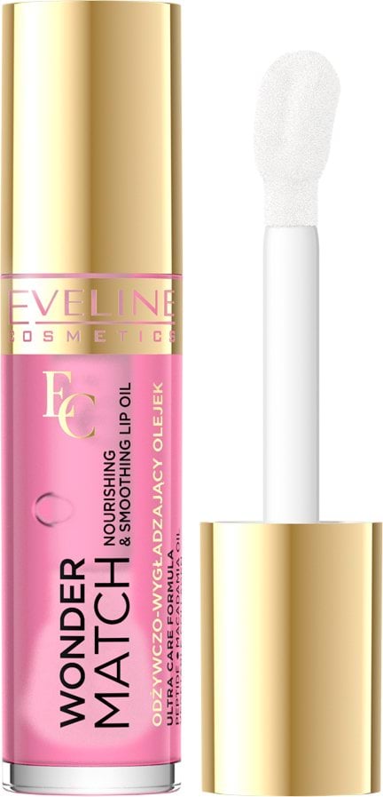 Олія для губ Eveline Cosmetics Wonder Match Nourishing & Smoothing Lip Oil відтінок 02 Delicate Rose 5 мл