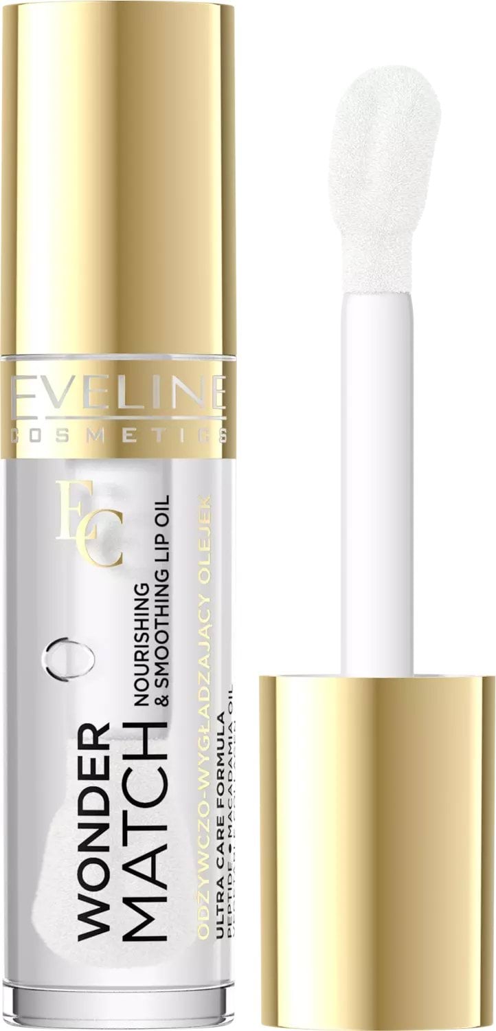 Олія для губ Eveline Cosmetics Wonder Match Nourishing & Smoothing Lip Oil відтінок 01 Clear 5 мл