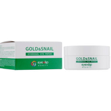 Патчі під очі Eyenlip Gold & Snail гідрогелеві із золотом та муцином 87 г х 60 шт.