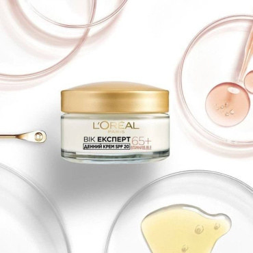 Антивіковий крем для обличчя L'Oréal Paris Skin Експерт 65+ денний 50 мл фото 5