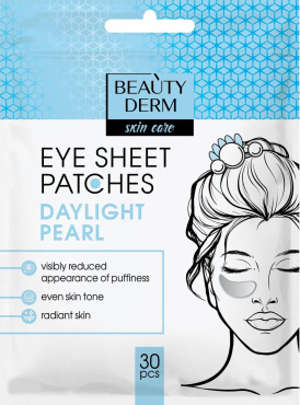 Патчи под глаза тканевые Beauty Derm Daylight Pearl 30 шт. фото 1