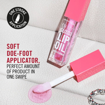 Олія для губ RIMMEL Oh My Gloss Lip Oil відтінок 003 Berry Pink 4.5 мл фото 3