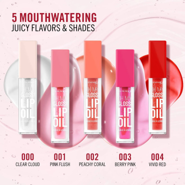 Олія для губ RIMMEL Oh My Gloss Lip Oil відтінок 003 Berry Pink 4.5 мл фото 4