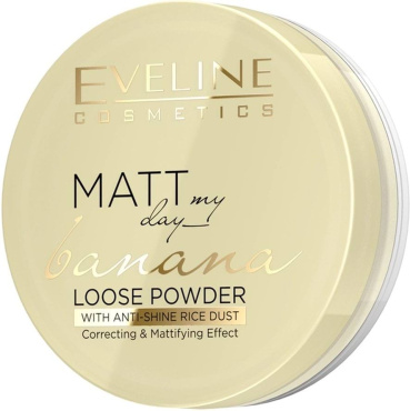 Пудра для обличчя Eveline Cosmetics Matt My Day Loose Powder Banana 6 г фото 1