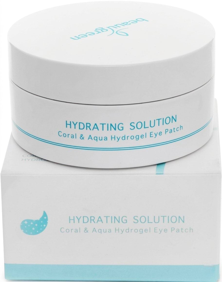 Патчи для кожи вокруг глаз BeauuGreen Hydro Gel Coral & Aqua Eye Patch с экстрактом коралла и морской воды 60 шт. фото 2