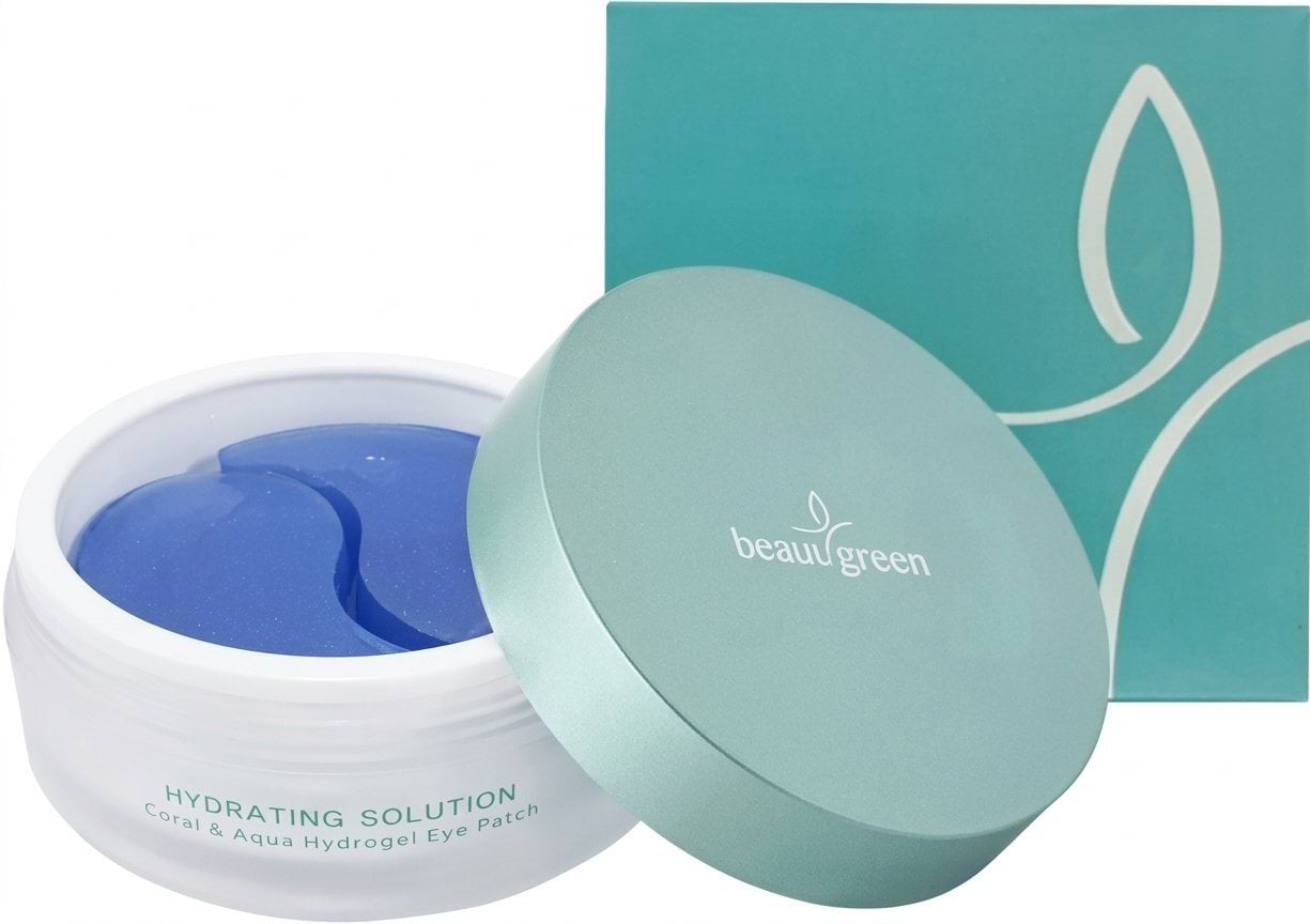 Патчи для кожи вокруг глаз BeauuGreen Hydro Gel Coral & Aqua Eye Patch с экстрактом коралла и морской воды 60 шт. фото 4