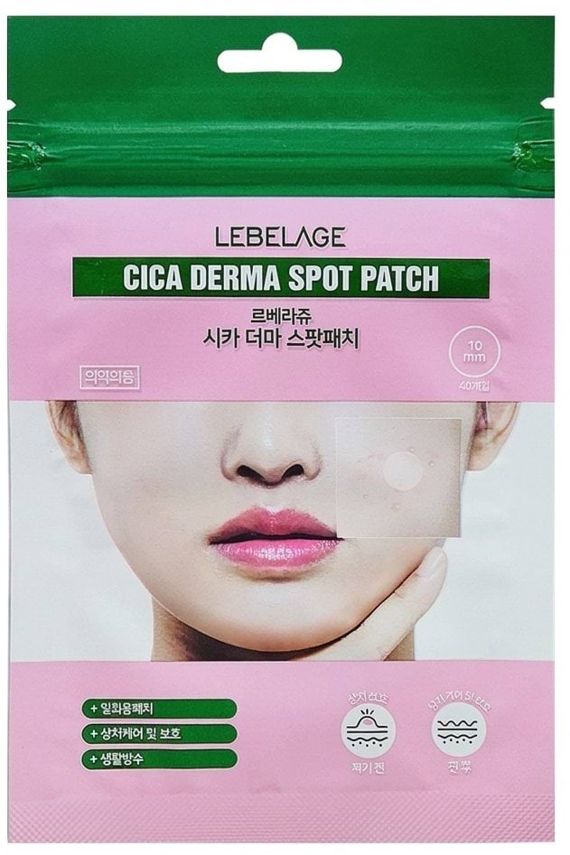 Патчі Lebelage Cica Derma Spot Patch проти недоліків гідроколоїдні з екстрактом азіатської центелли 40 шт.