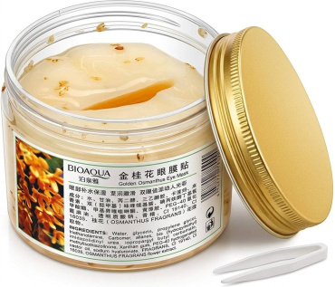 Патчі під очі тканинні BIOAQUA з османтусом 80 шт. фото 3